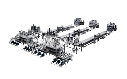 Batterie kathoden material Automatische Produktions linie